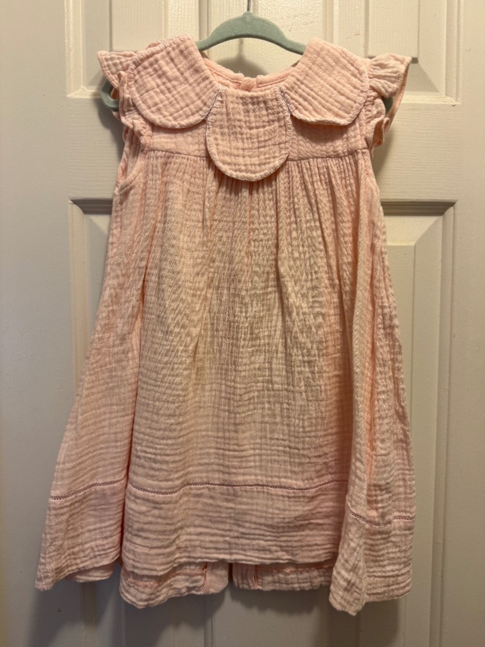 Petal collar dress